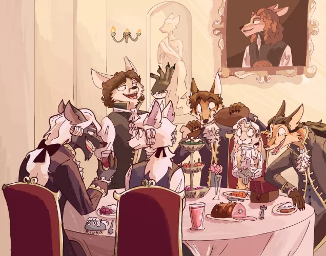 Fancy dinner party (by me)