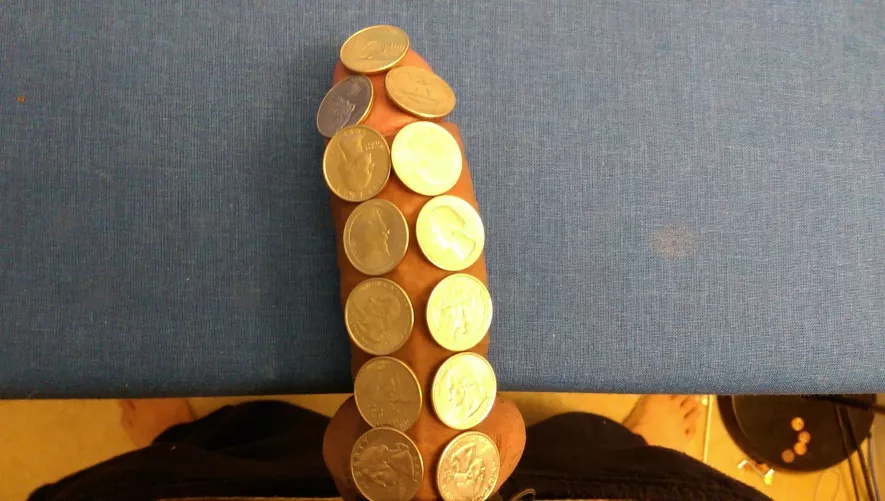 Found some spare change lol