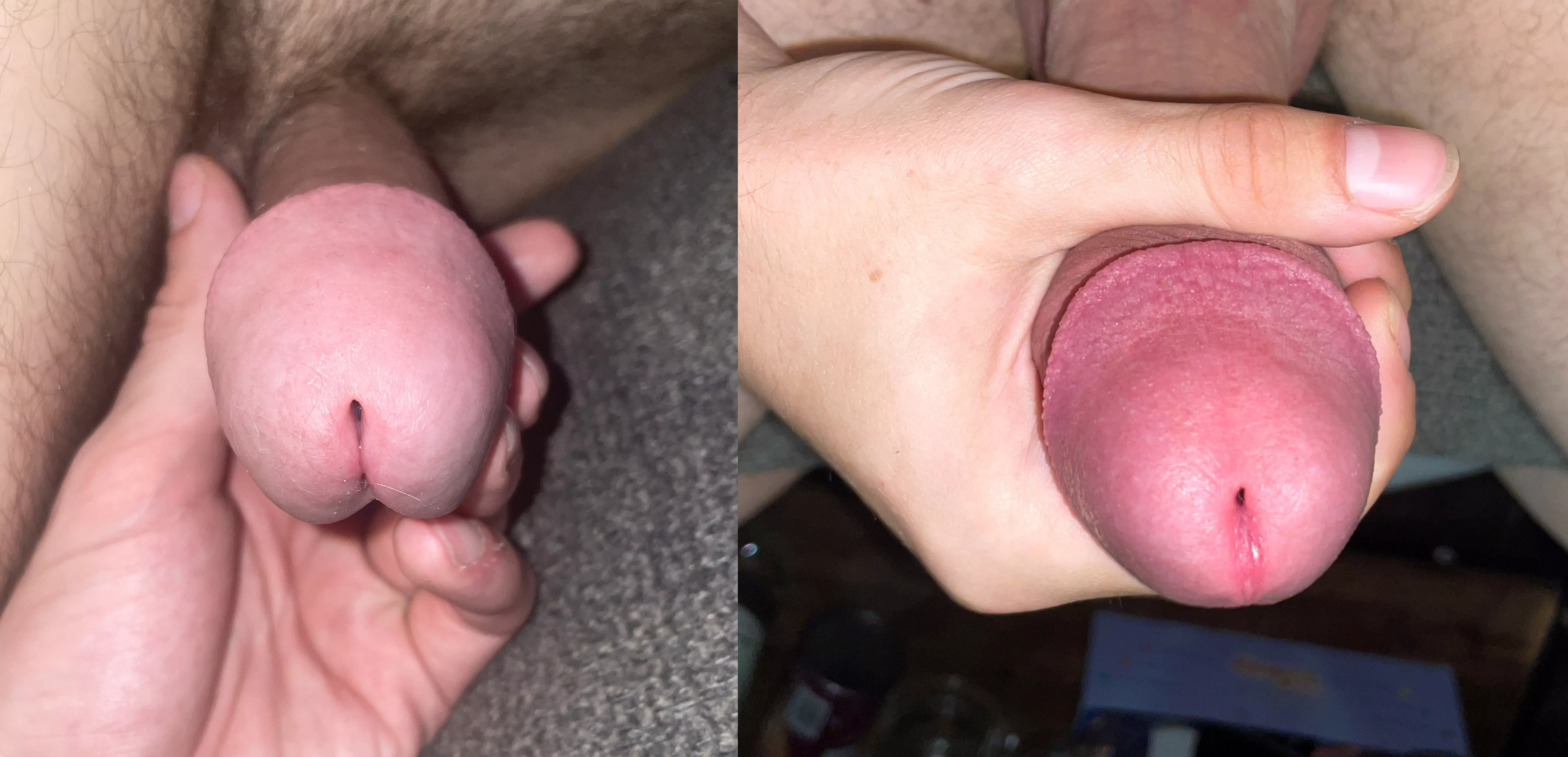 my buddy head (left) and my head (right) whos is better?