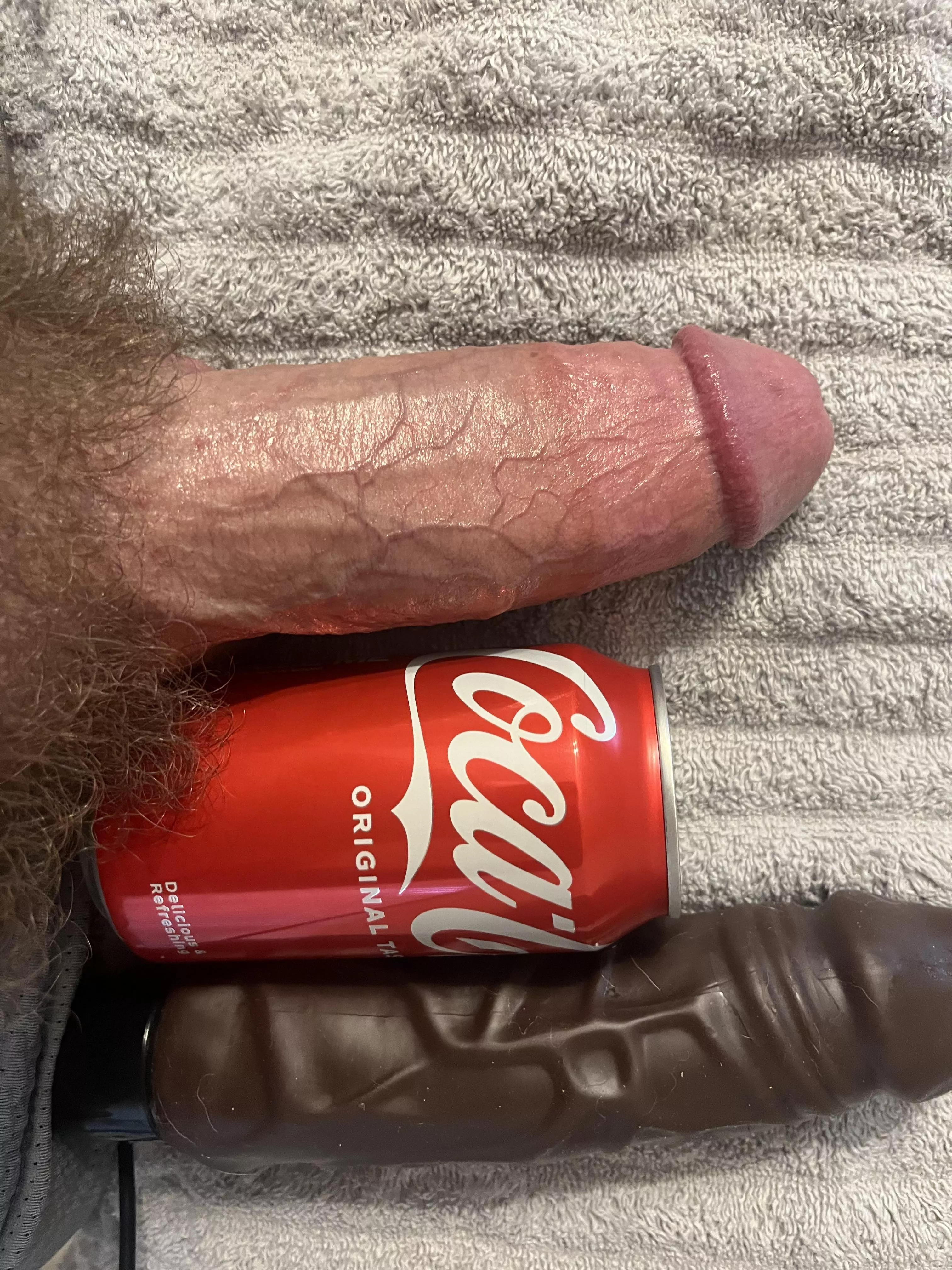 My dick vs 12oz coke and 9x6.5 vibrator