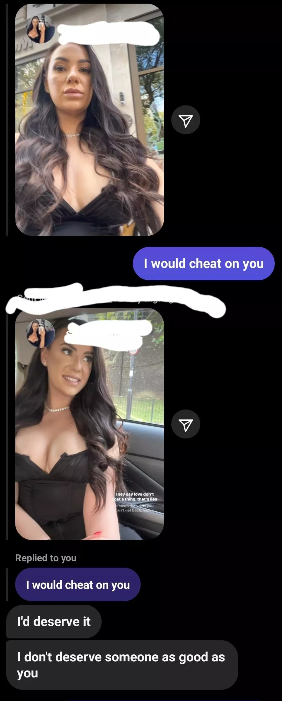 My girlfriend sending me pictures of my office crush to make me jerk... She loves when I cum for other girls