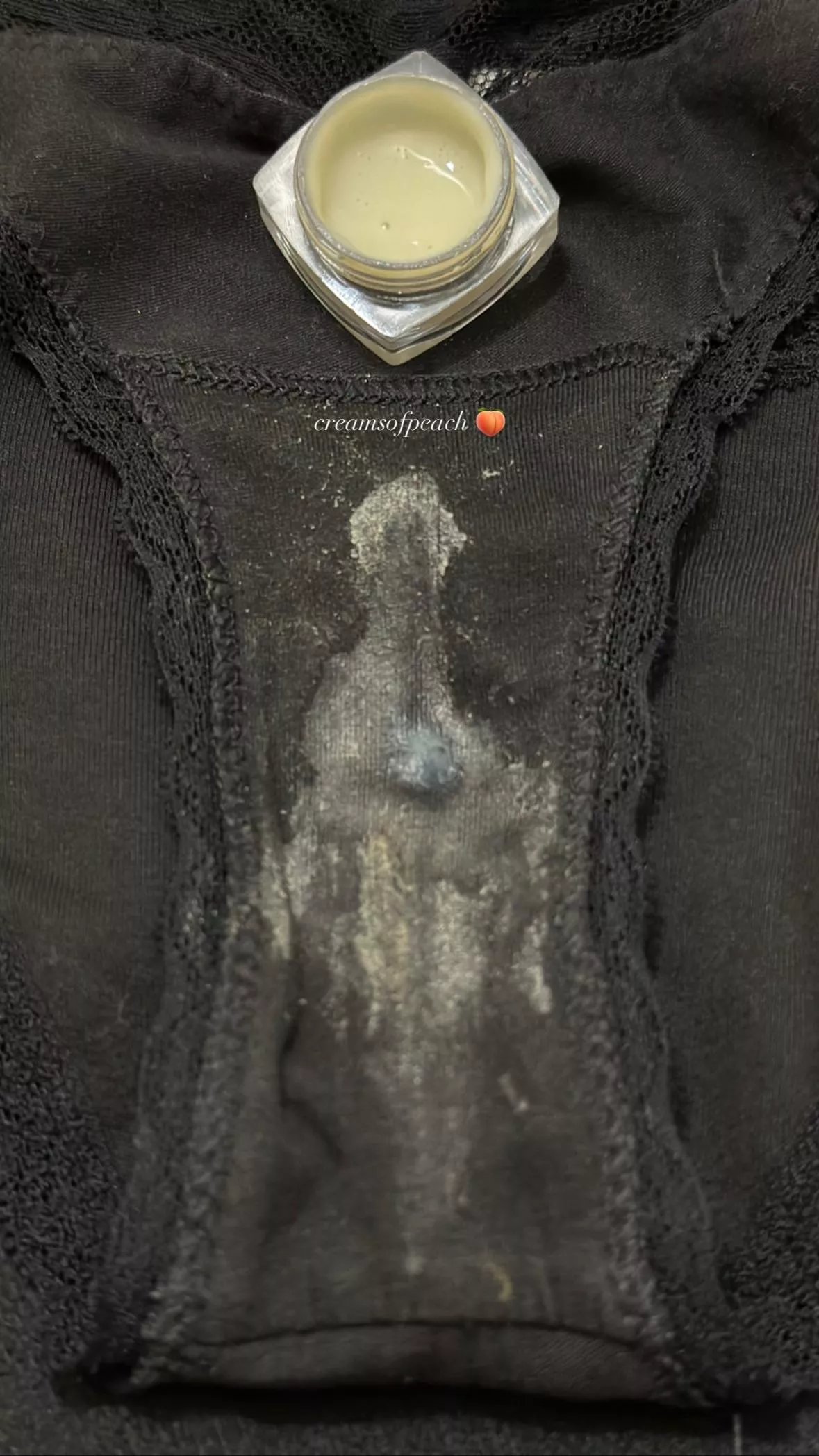 Name a more iconic duo than my creamy vial + crusty panty combo. If you can’t, what’s the first thing you’d do to them?