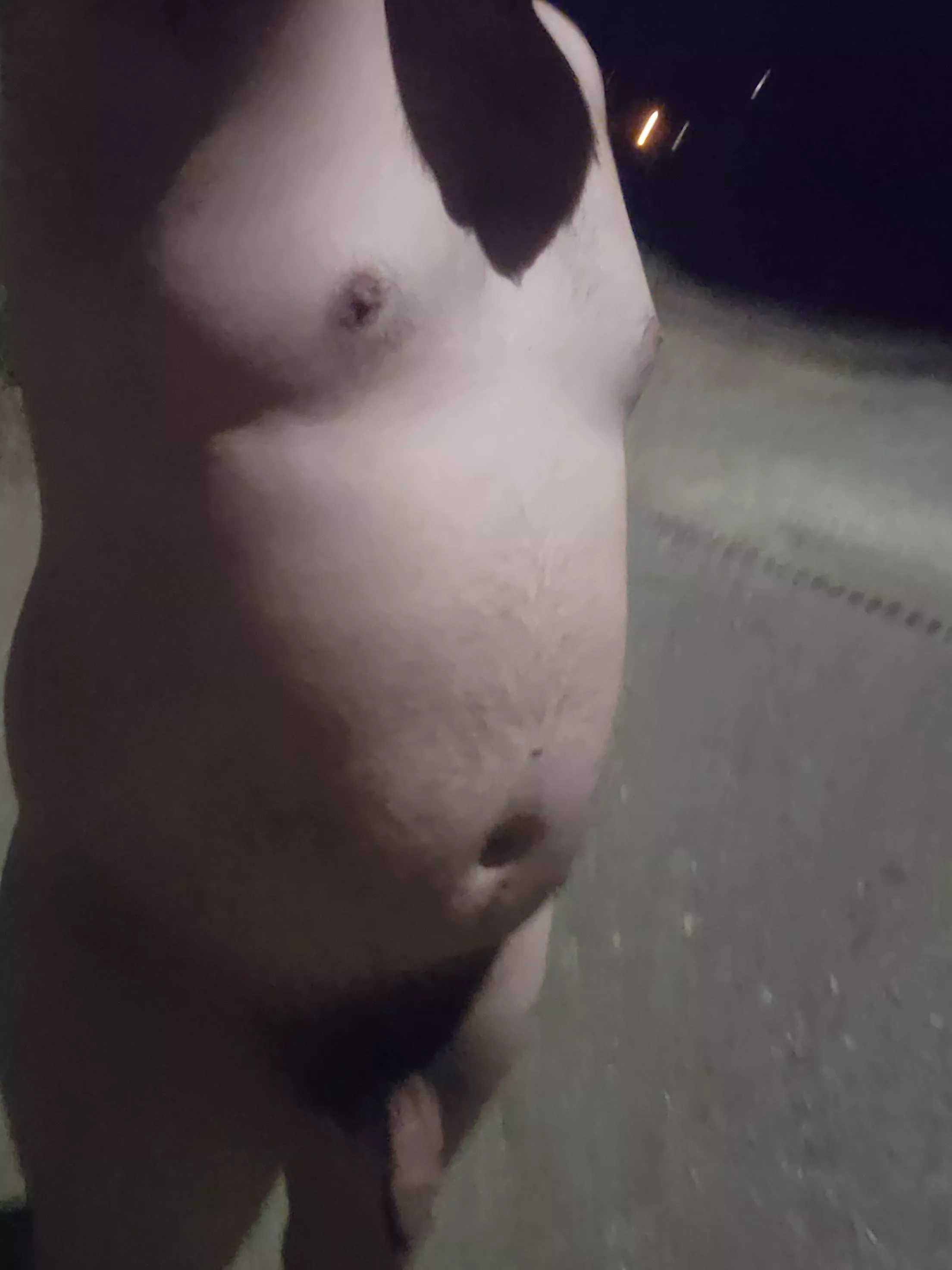 Out on a midnight walk