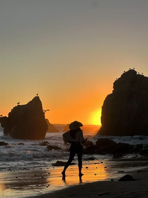 Sunset in Malibu, CA