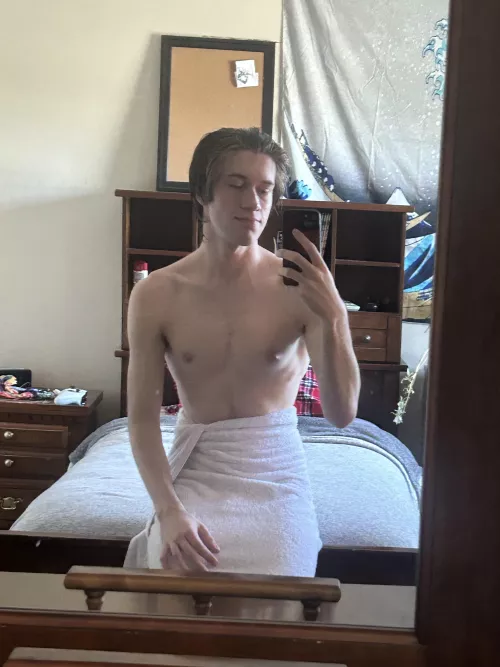 Would the towel come off if I was in your bed?