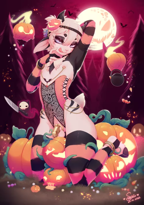 you like my halloween outfit? (sunshiu)