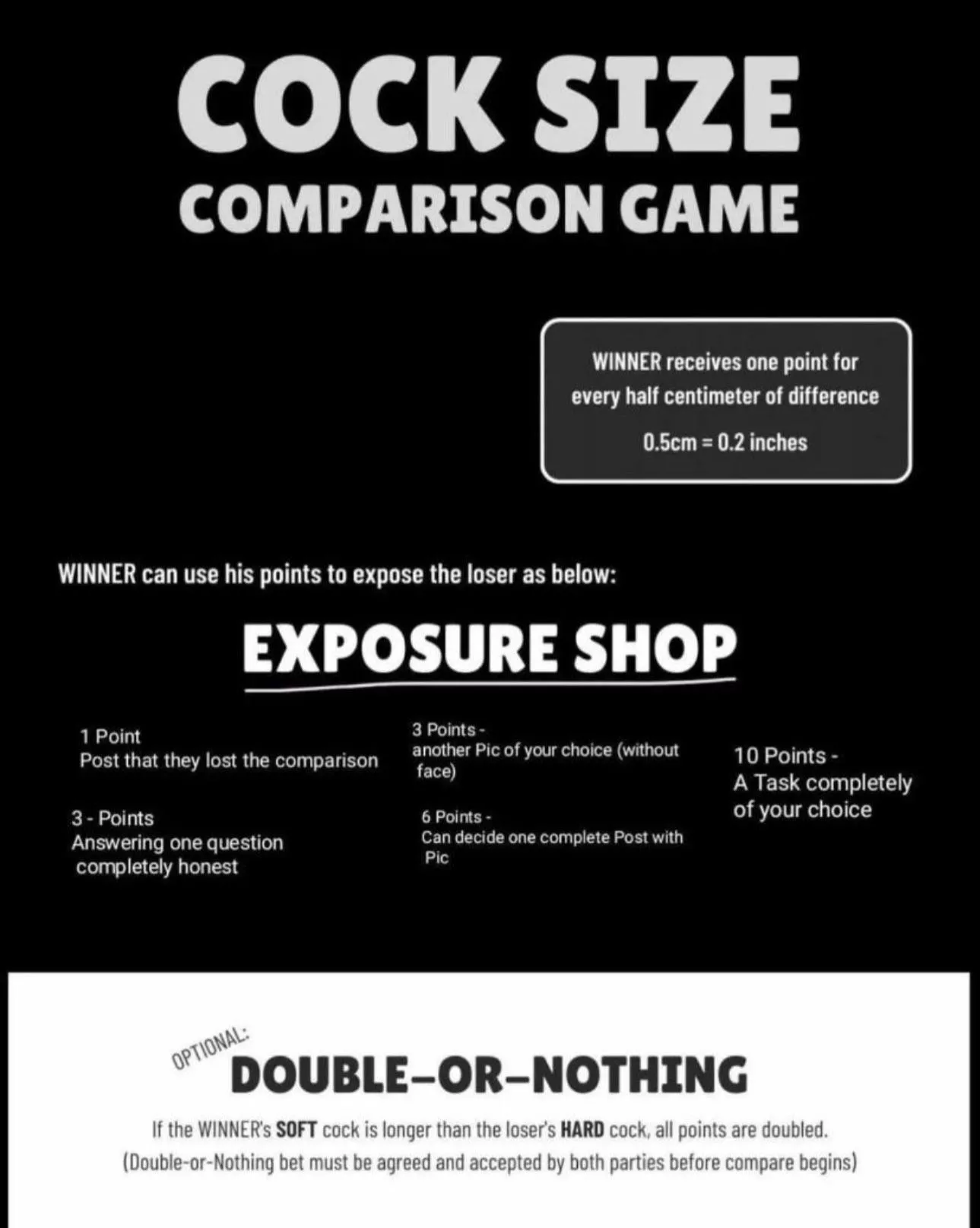 30m married. Who thinks they can top me? Open to bets