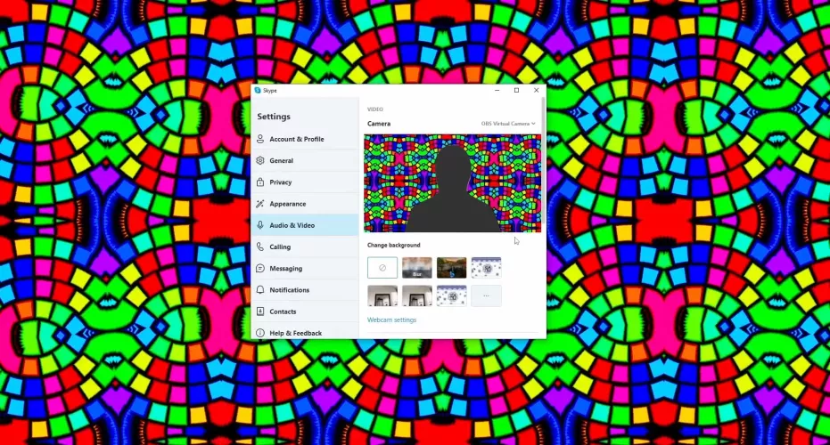 Are you interested in guide how to cut out a background from your video stream and change it by generated animated pattern (with the ability to configure and change the pattern in real time)?