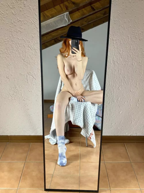 could never call it porn with a hat on i guess