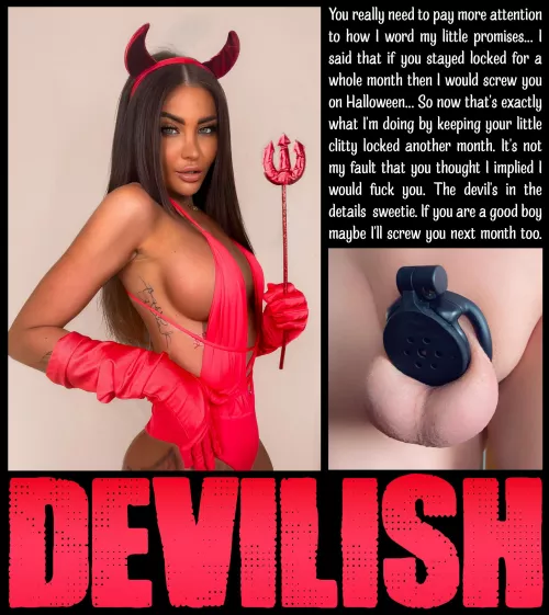 DEVILISH [chastity] [femdom] [denial]