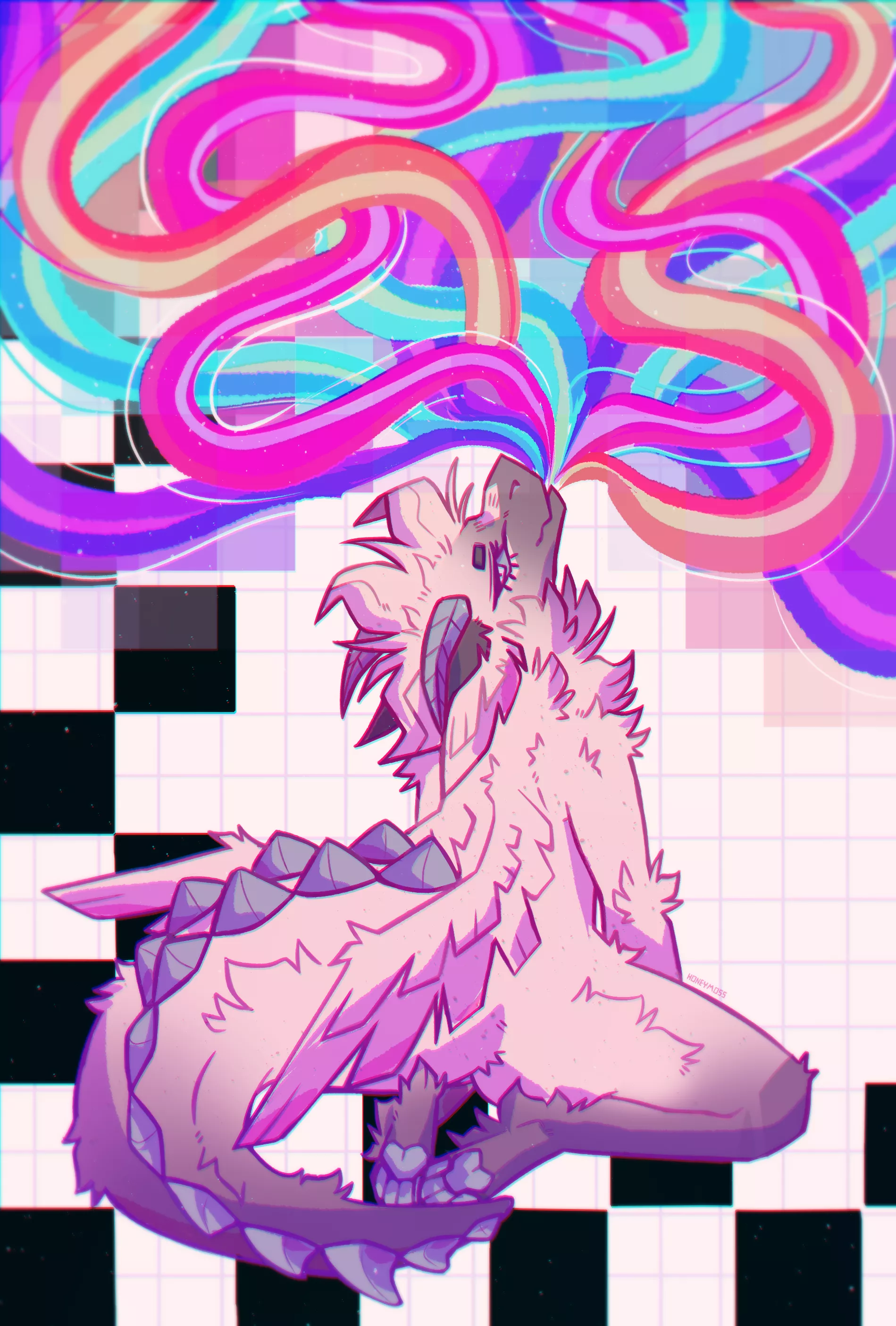 Exhale [art by me] [@honeymoss_]