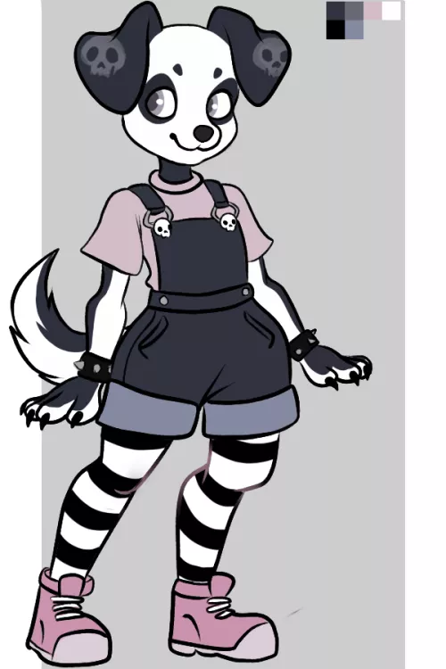 Goth Gorl Adoptable (Art & Design by Me!)