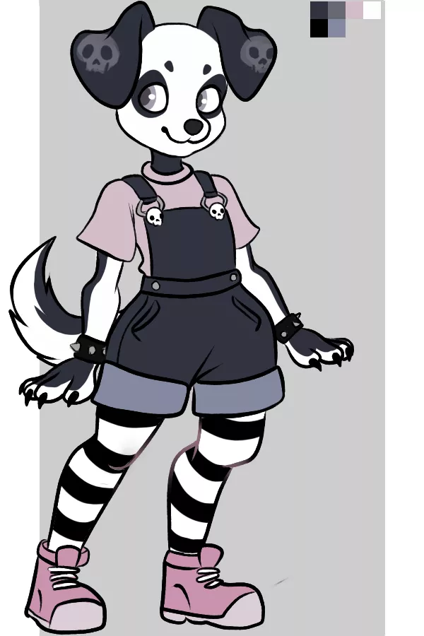 Goth Gorl Adoptable (Art & Design by Me!)