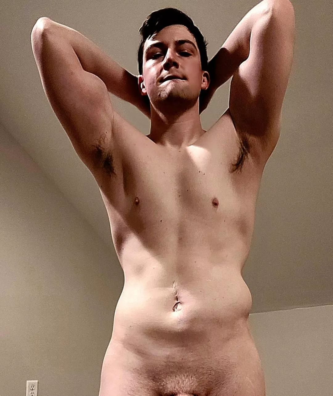 Guess who's hairy in one spot (technically two) but shaved everywhere else?