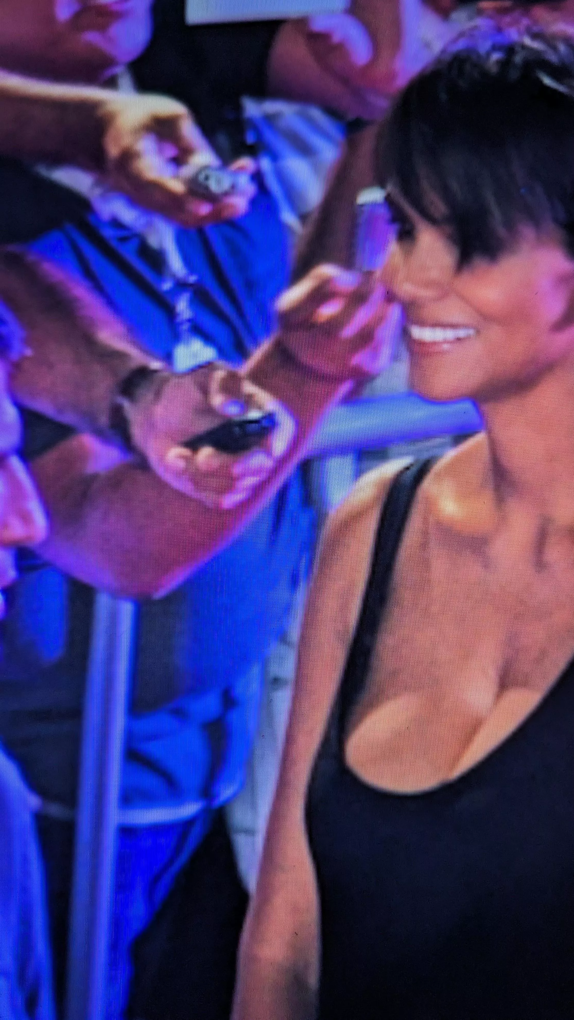 Halle Berry's post baby cleavage