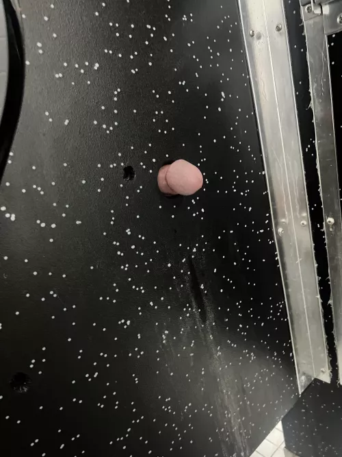 He was so big he couldn’t get anymore thru.. Had to meet him at my car to finish him off