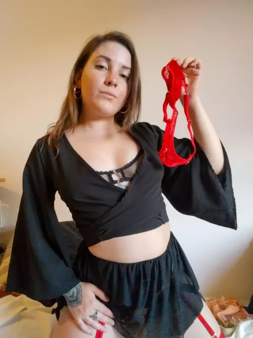 I'll fuck you but first put these on for mommy