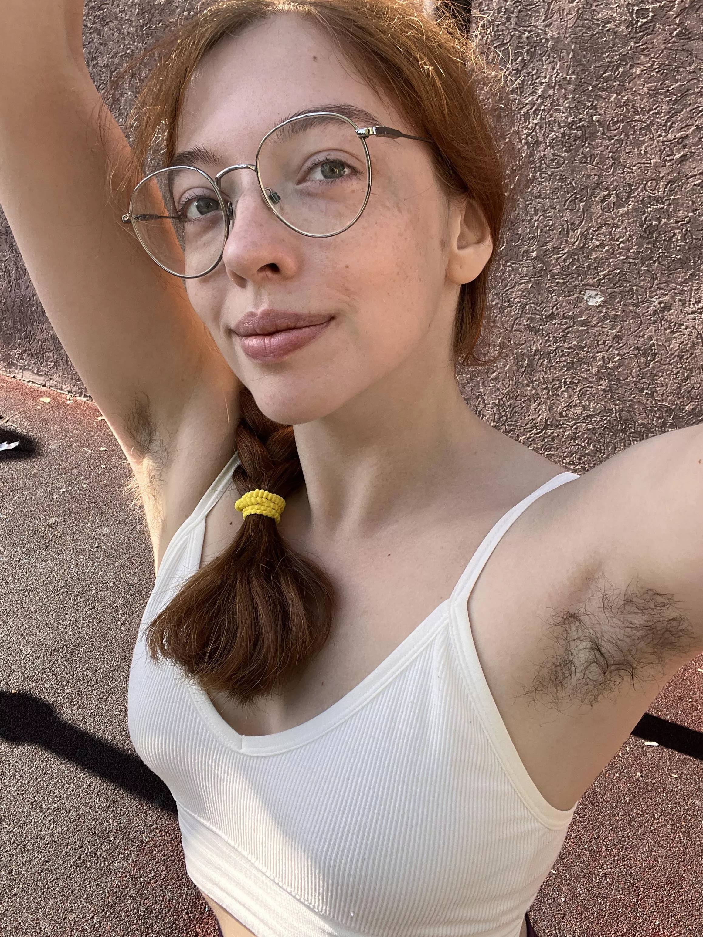 I'm a little sweaty after sports, do you like that?