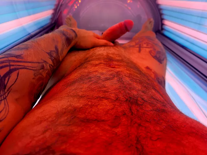 I'm always horny when im tanning, am I the only one