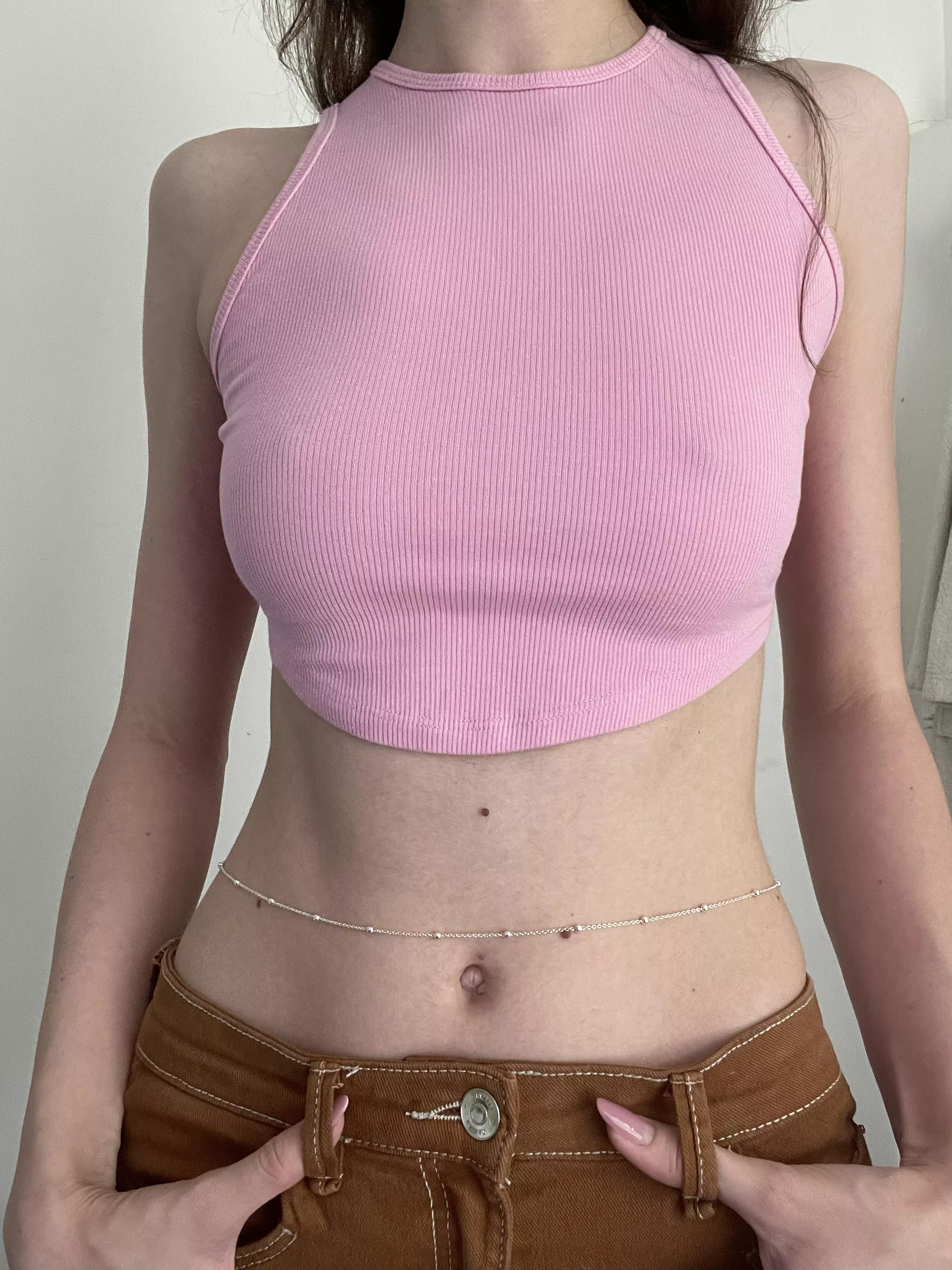 Is it slutty that my nipples peak thru?