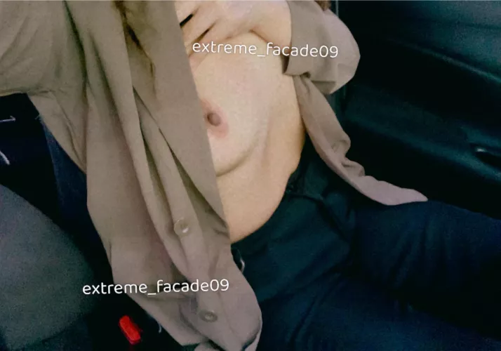 Just put your (f)ace on my tits while I drive you crazy haha