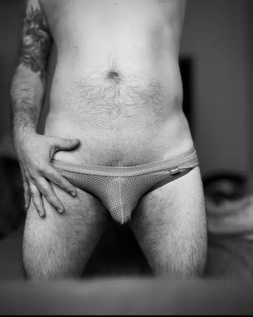 My little bulge is so yummy in this jock