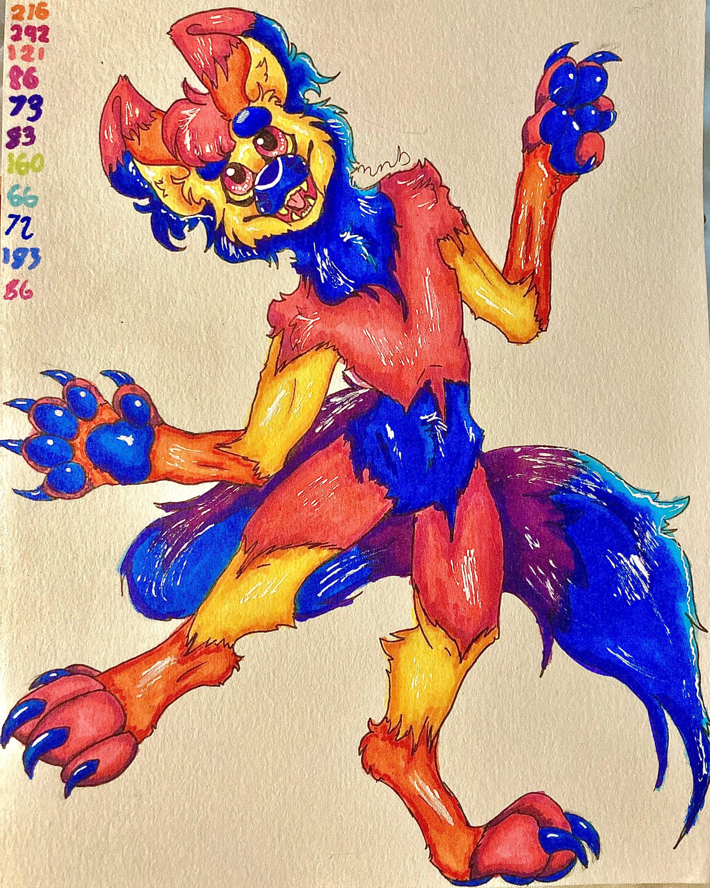 Need a name for this colourful boy! (OC)