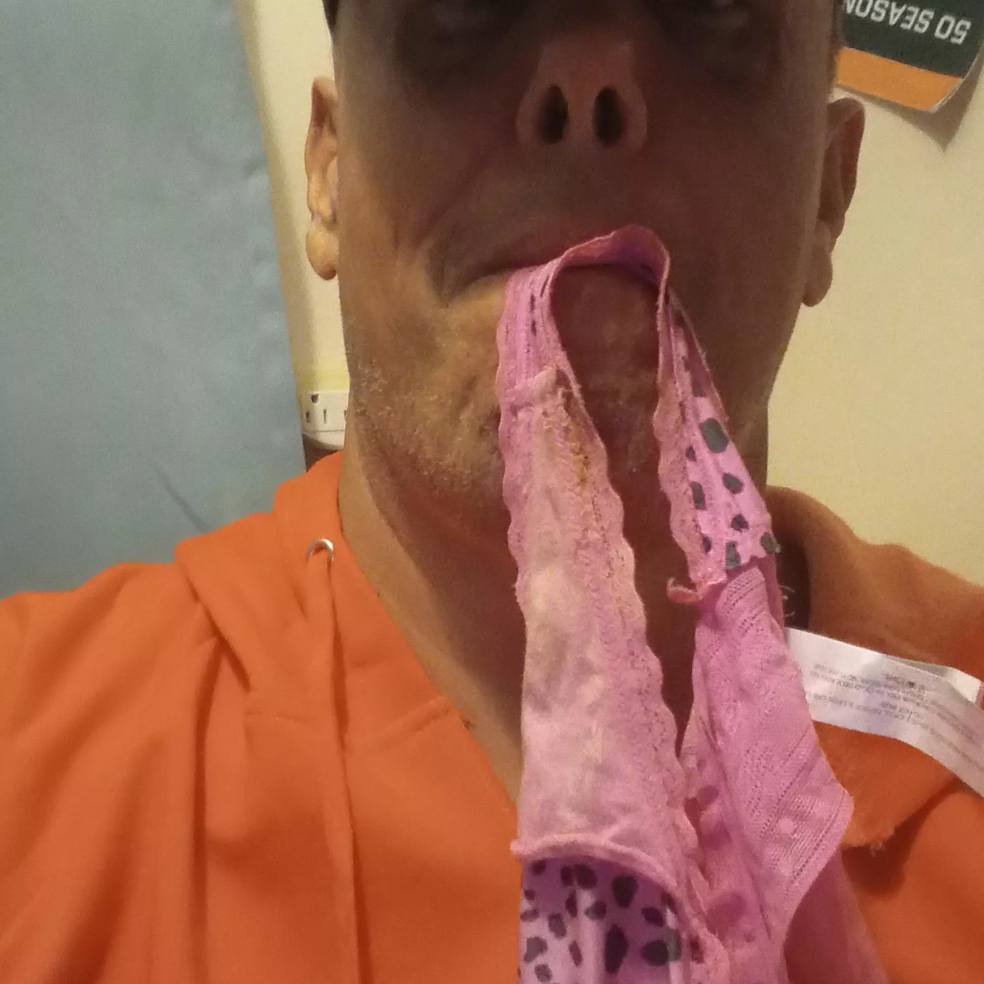 Panties from earlier the fuck friend. Mmm tight slut. But yummy panties and pussy.