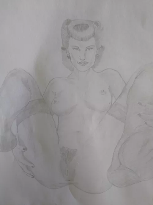 Silk Spectre waiting for the Comedian (by me)