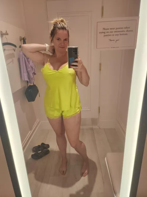 Trying on some sexy outfits