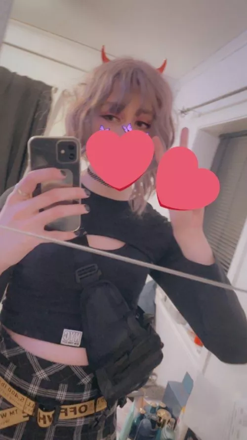 Went out like this for halloween :3