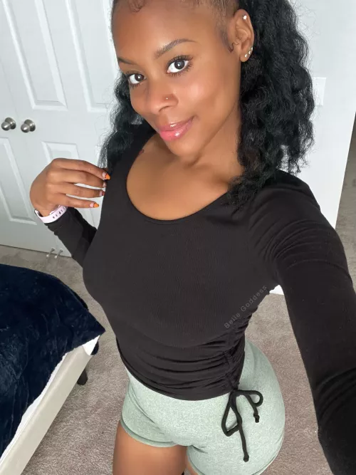 Would u suck on my tits before I workout