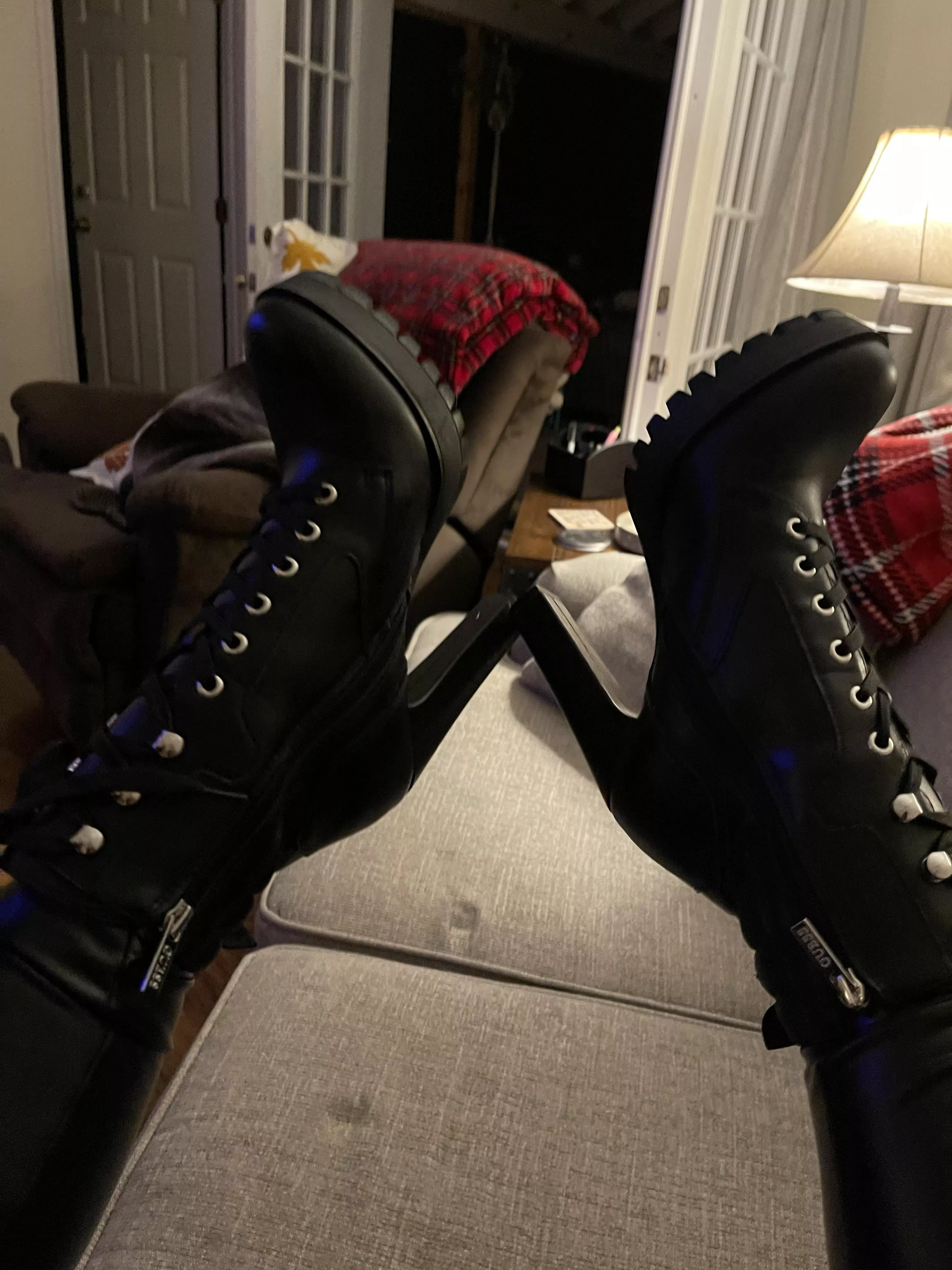 Would You Like These Boots Wrapped Around Your Neck