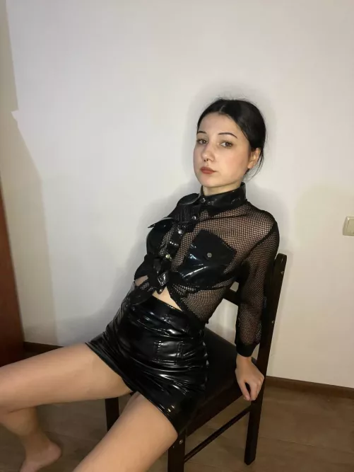 a tight skirt will not allow you to spread your legs much