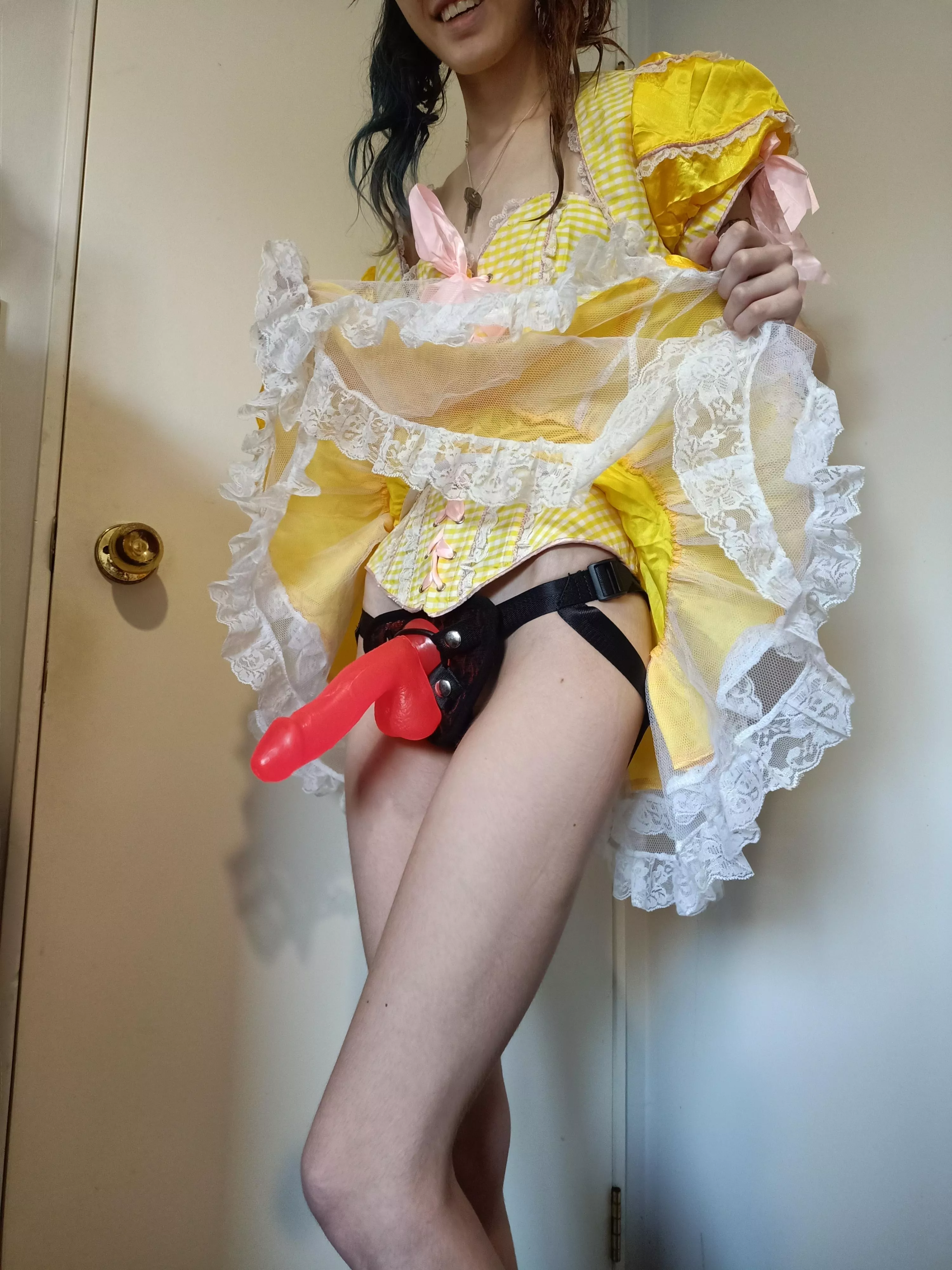 A welcome surprise under my skirt