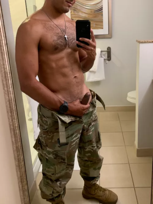 Always had a fantasy of getting some while in uniform. Anyone willing to help out?