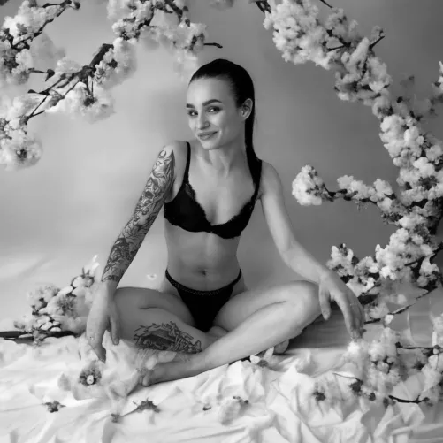 Black and white, but definitely not vanilla.