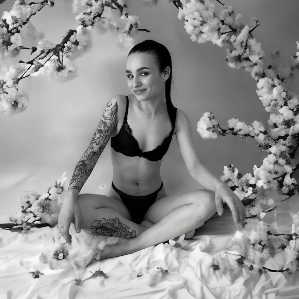 Black and white, but definitely not vanilla.