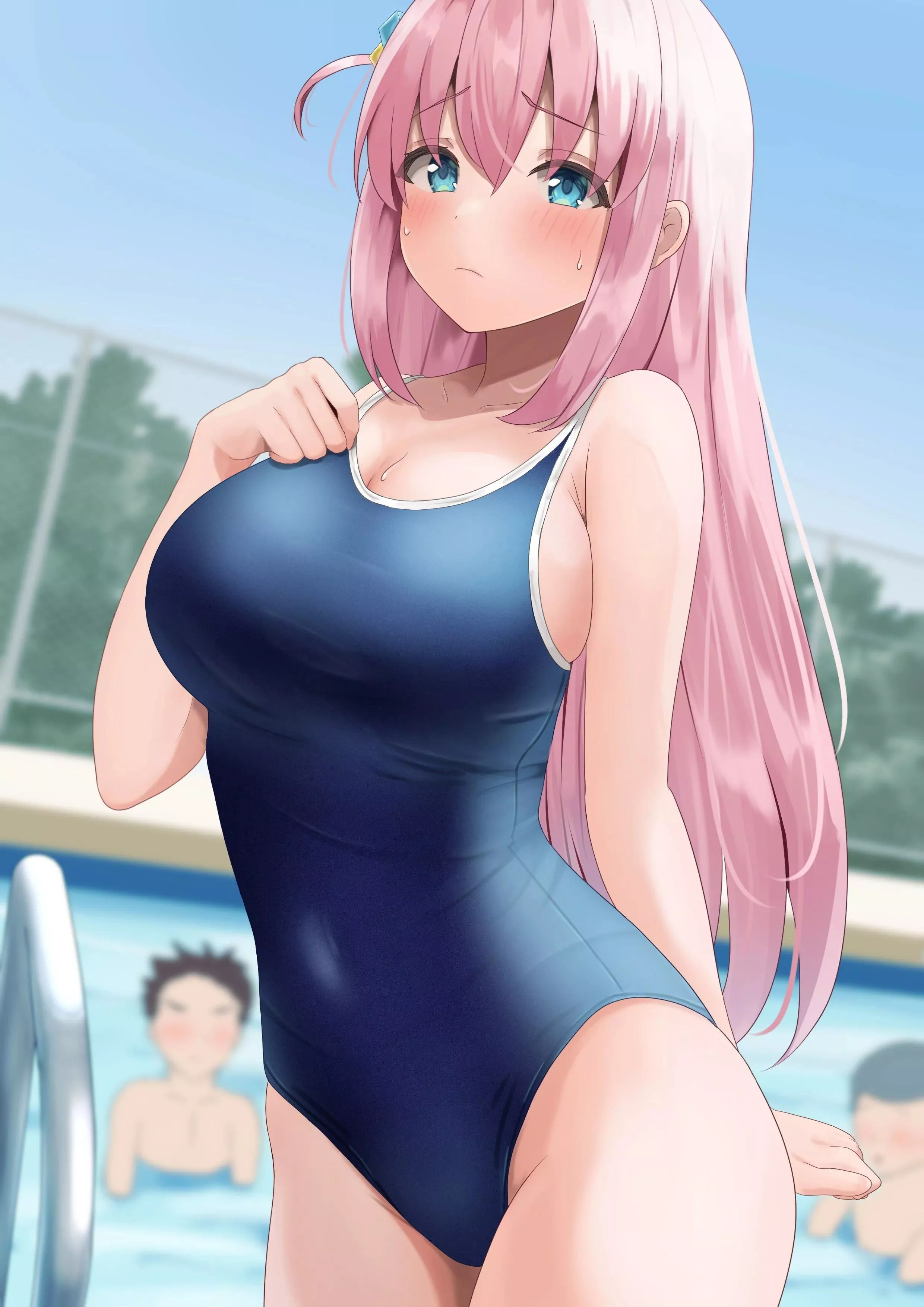 Bocchi's School Swimsuit (Bocchi The Rock)