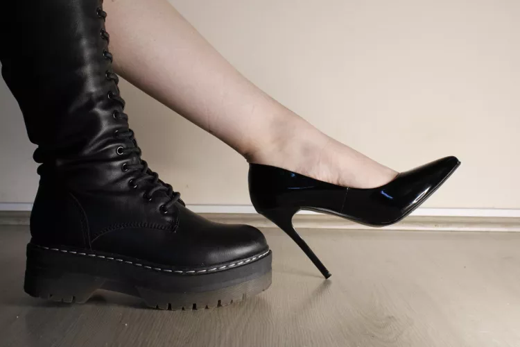 Boots or heels? 😈