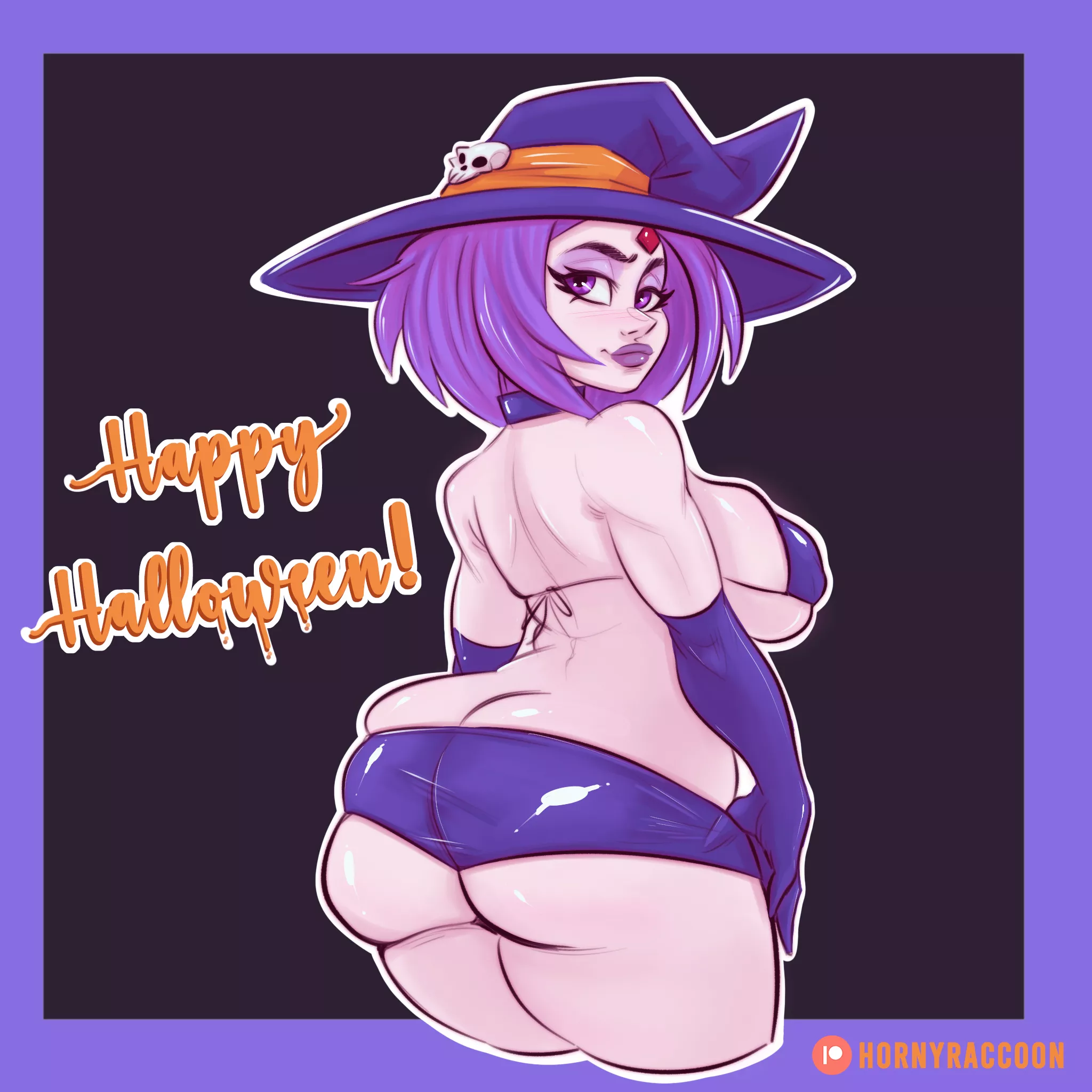 Halloween Raven (Horny Raccoon)