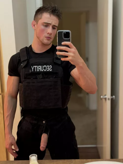 Happy Halloween! What do you think of my costume(it’s my work uniform😈)