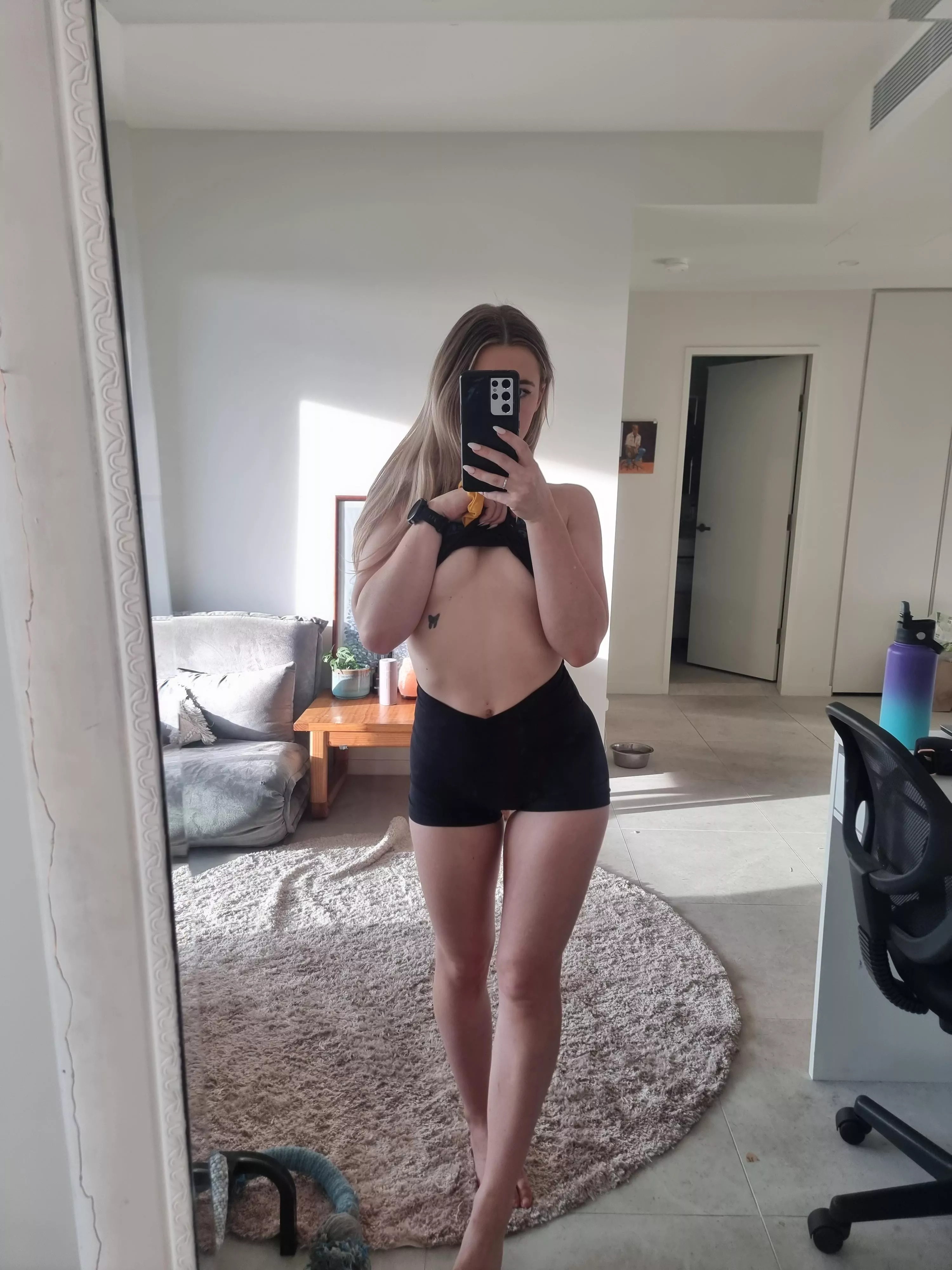 I either wear yoga pants or yoga shorts daily, what do you prefer?