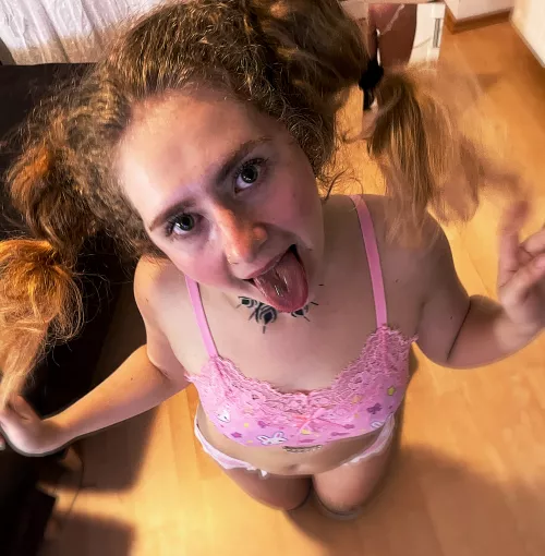 I like to stand in front of you