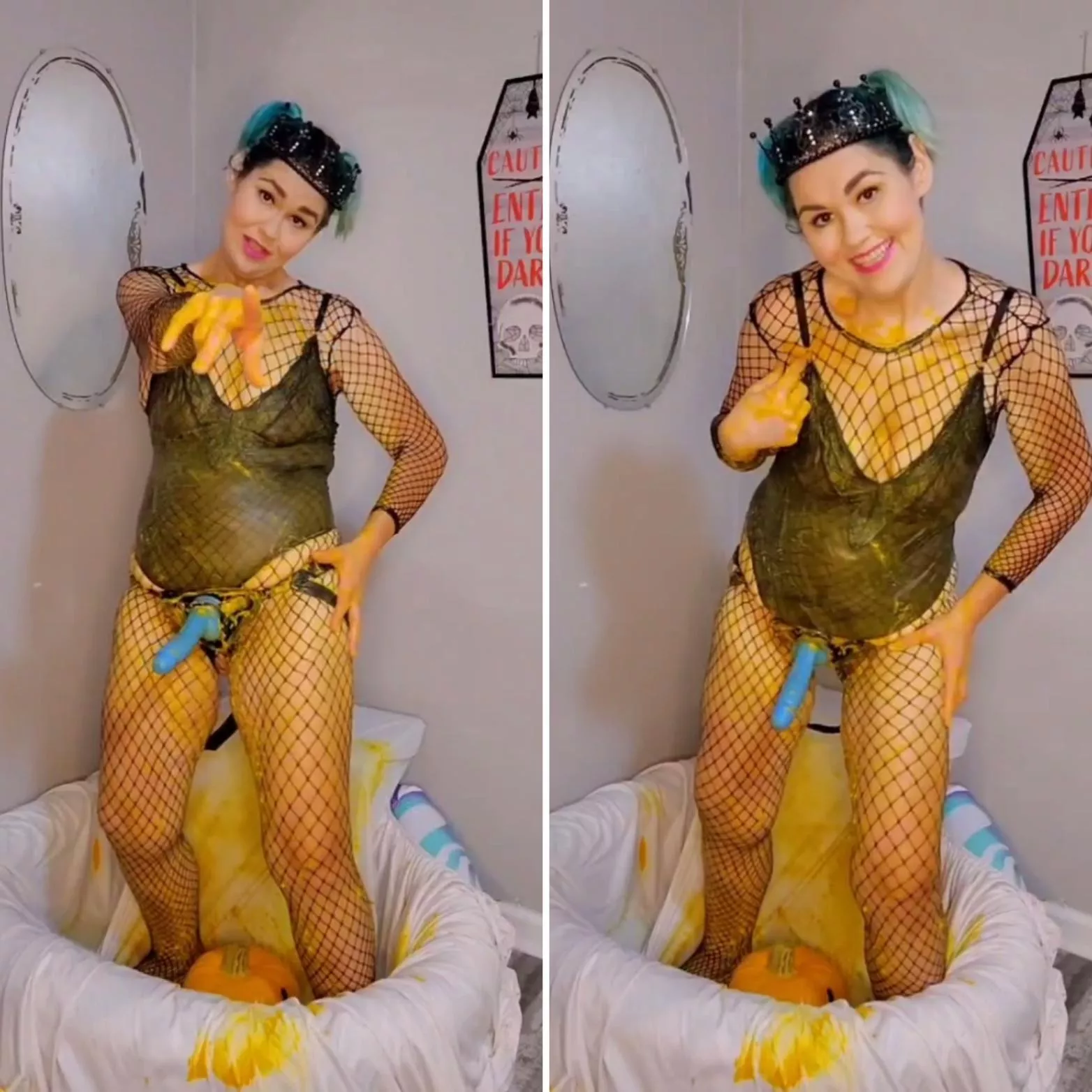 I want You to come serve me! 😈 I will get you all messy first..