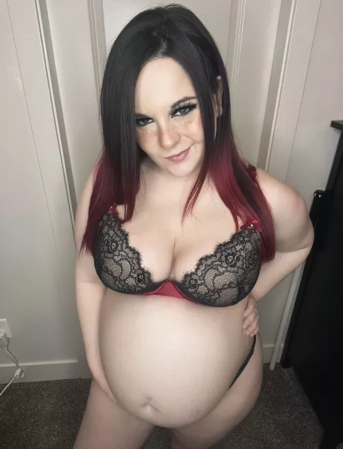 Is that some Halloween candy in your pocket, or are you just happy to see me? [pregnant]