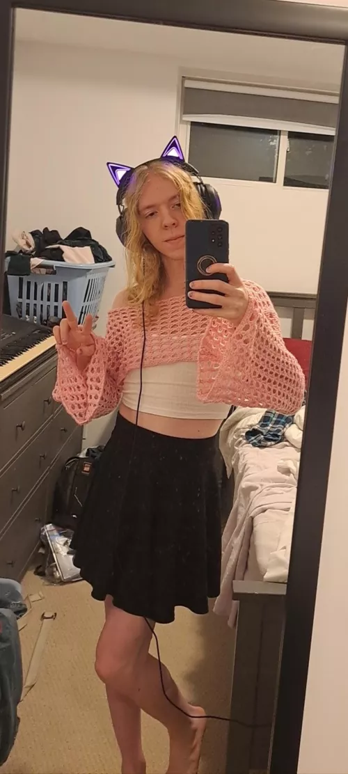 I've been sick for a couple weeks happy to have the energy to dress cute again