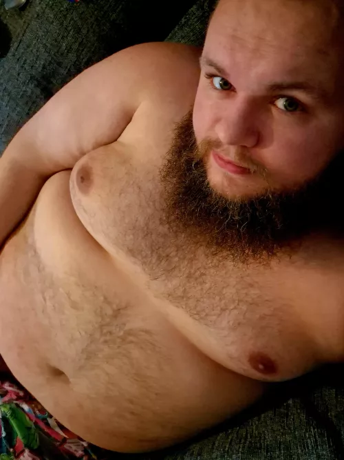 Just chilling in my Jammies on the couch, who'd snuggle up with me