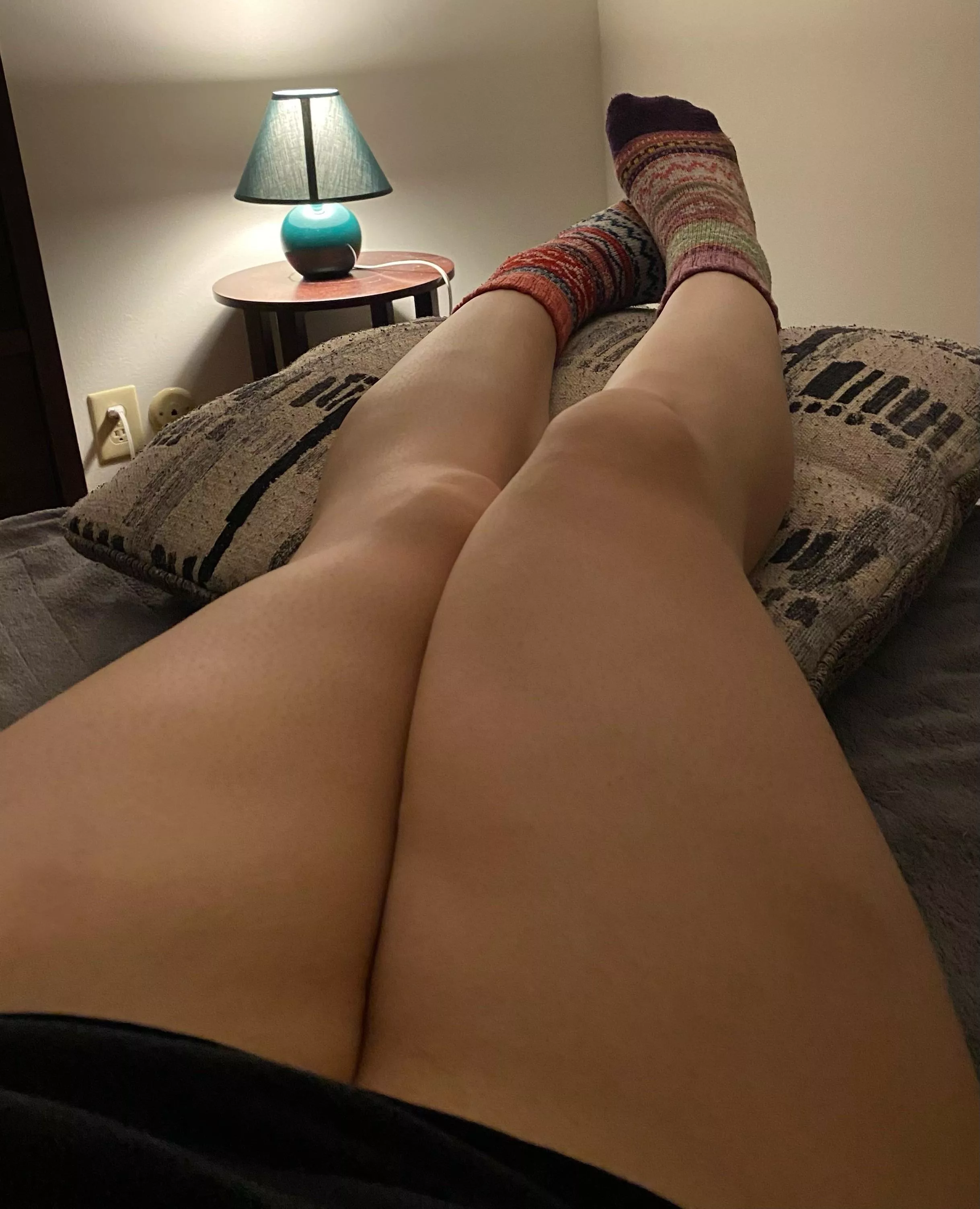 Mismatched Fall Knit Socks