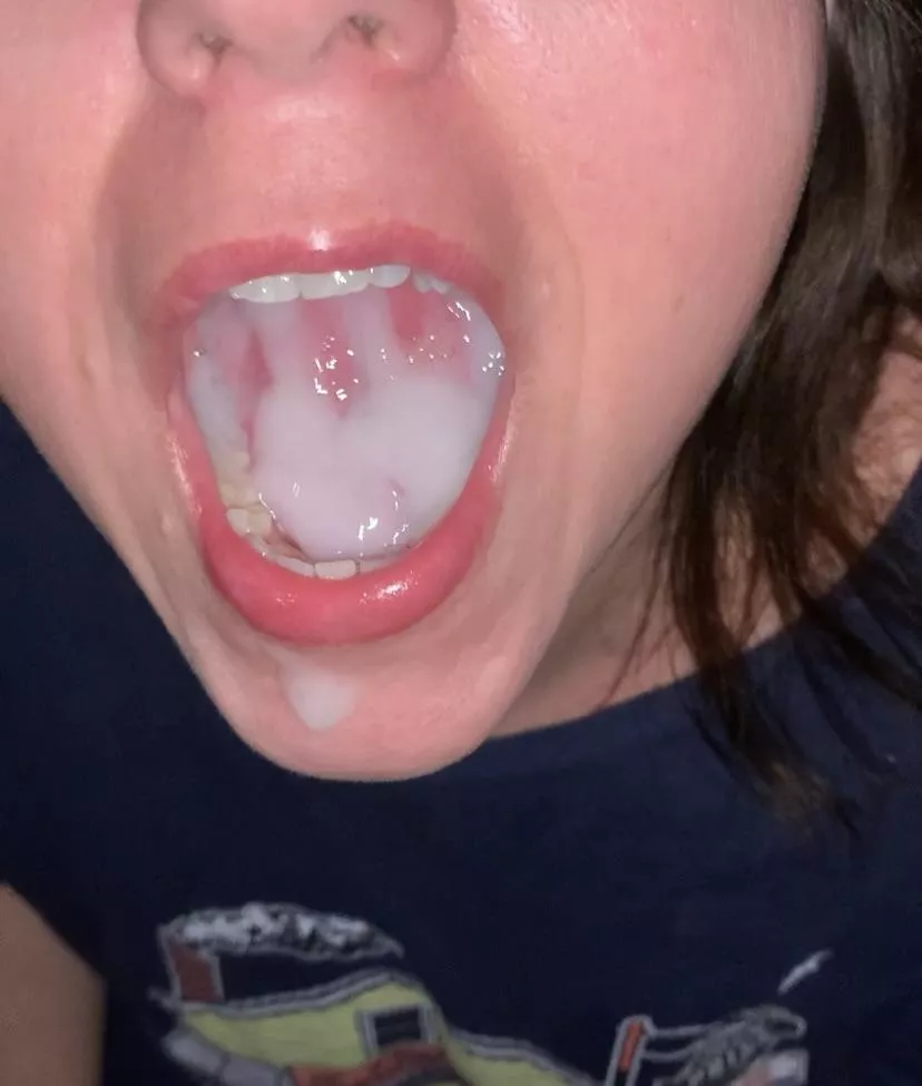 My hubby’s loads are challenging to swallow. He always cum so much and so thick. Yumm 😍💦🤤